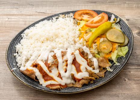 54-Lasten Kebab riisillä